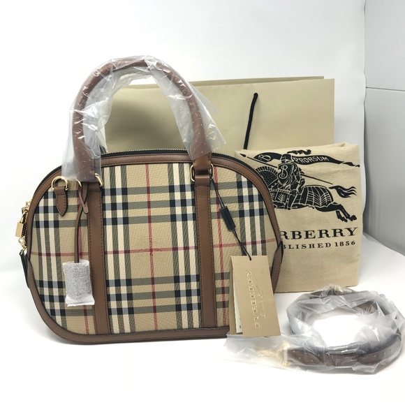 Burberry Handbags - Burberry Orchard Bowling Satchel Bag